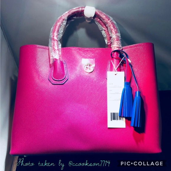 Tracy Negoshian Handbags - Boutique-Tracy Negoshian Megan Pink tote handbag
